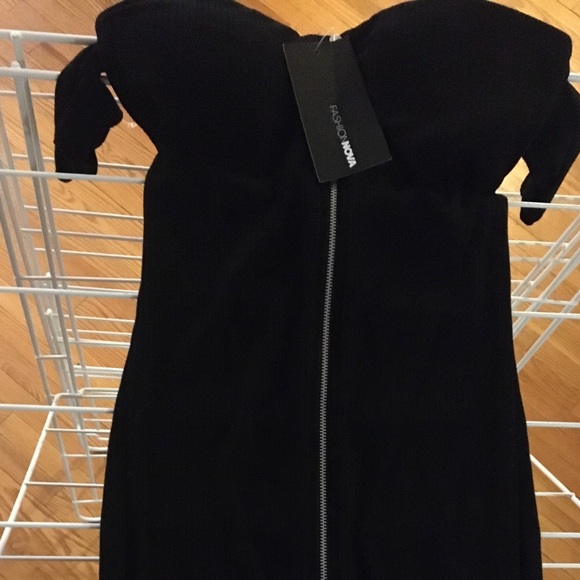 Fashion Nova Zipper Dress - Picture 2 of 3